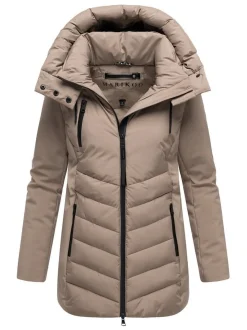 Marikoo Damen Winterjacke - Tivaa XVI in taupe