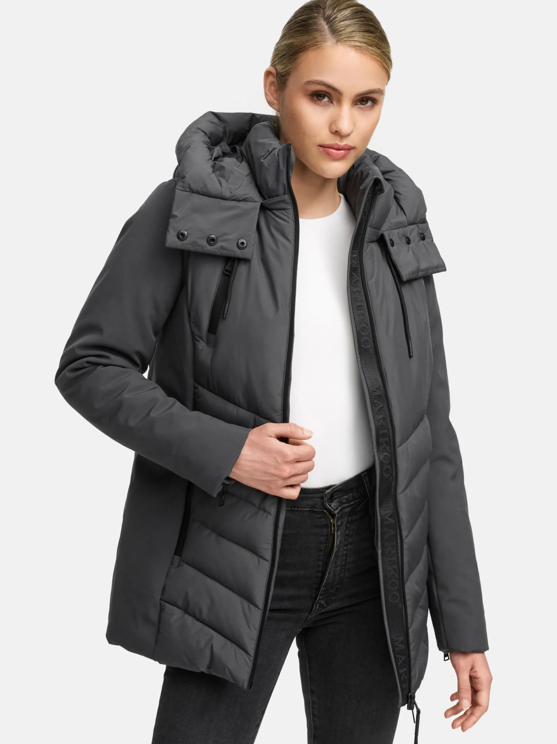 Marikoo Damen Winterjacke - Tivaa XVI in anthrazit