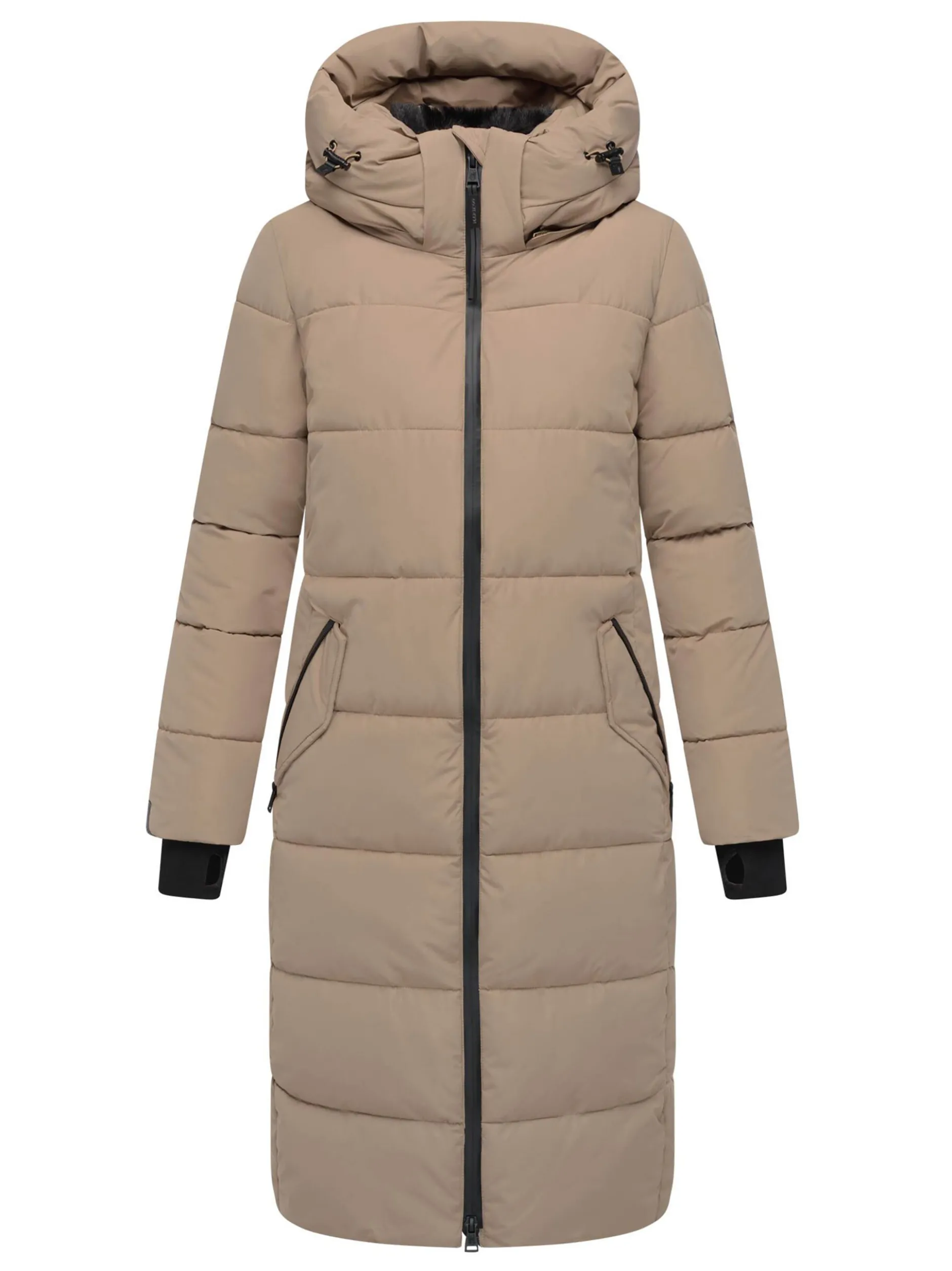 Marikoo Damen Winterjacke - Zuraraa XVI in taupe