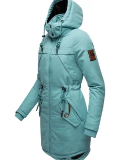 Marikoo Damen Wintermantel - Kamii in blau