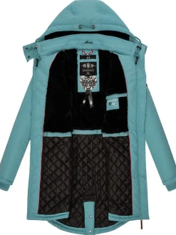 Marikoo Damen Wintermantel - Kamii in blau