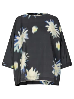 Masai Damen 3/4-Arm Oversize-Bluse in grün