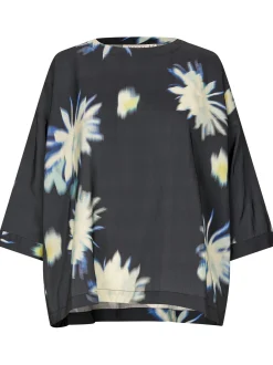 Masai Damen 3/4-Arm Oversize-Bluse in grün