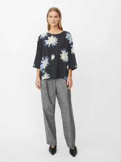 Masai Damen 3/4-Arm Oversize-Bluse in grün