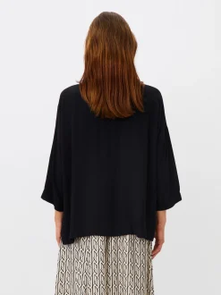 Masai Damen Bluse in schwarz - Ausschnitt: Rundhals