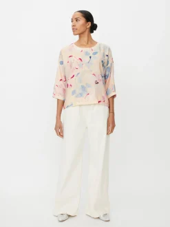 Masai Damen Blusenshirt in rosa mehrfarbig