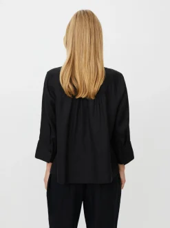 Masai Damen Hemdbluse in schwarz - Ärmel: 3/4 Arm