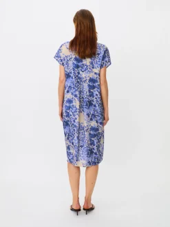 Masai Damen Kleid in blau mehrfarbig - Ärmel: kurzarm