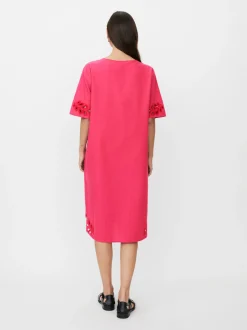 Masai Damen Kleid in pink - Länge: lang