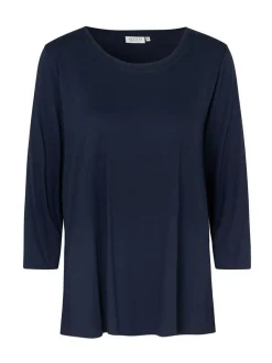 Masai Damen Langarmshirt in marine - Ärmel: 3/4 Arm