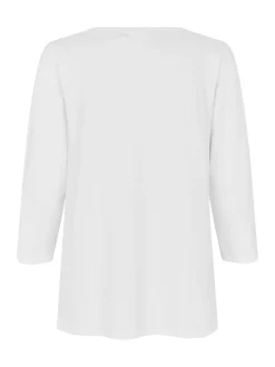 Masai Damen Langarmshirt in weiß - Ausschnitt: Rundhals