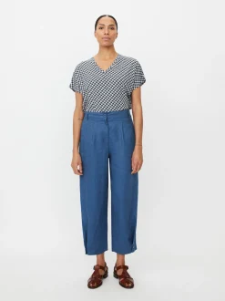 Masai Damen Leinenhose in blau