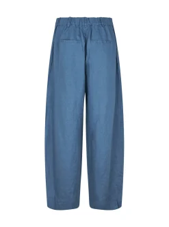 Masai Damen Leinenhose in blau