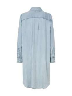 Masai Damen Midikleid in denim - Länge: midi