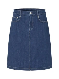 Masai Damen Midirock in denim