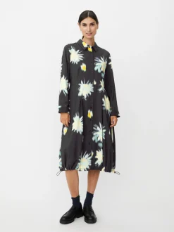 Masai Damen Shirtkleid in grün - Länge: lang