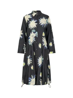 Masai Damen Shirtkleid in grün - Länge: lang