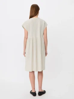 Masai Damen Sommerkleid in lind - Länge: midi