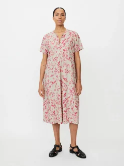 Masai Damen Sommerkleid in rosa pink - Länge: lang