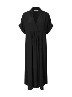 Masai Damen Sommerkleid in schwarz - Länge: lang