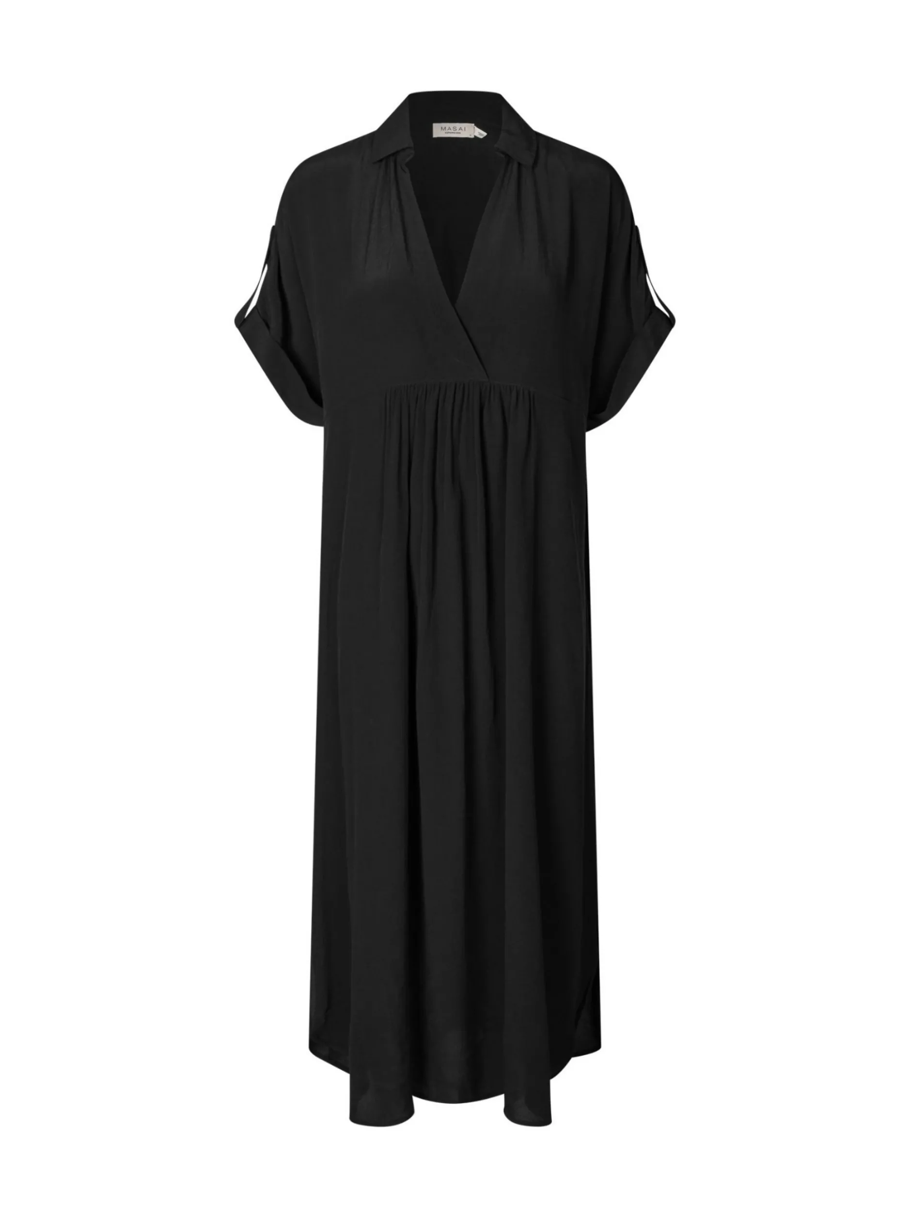 Masai Damen Sommerkleid in schwarz - Länge: lang