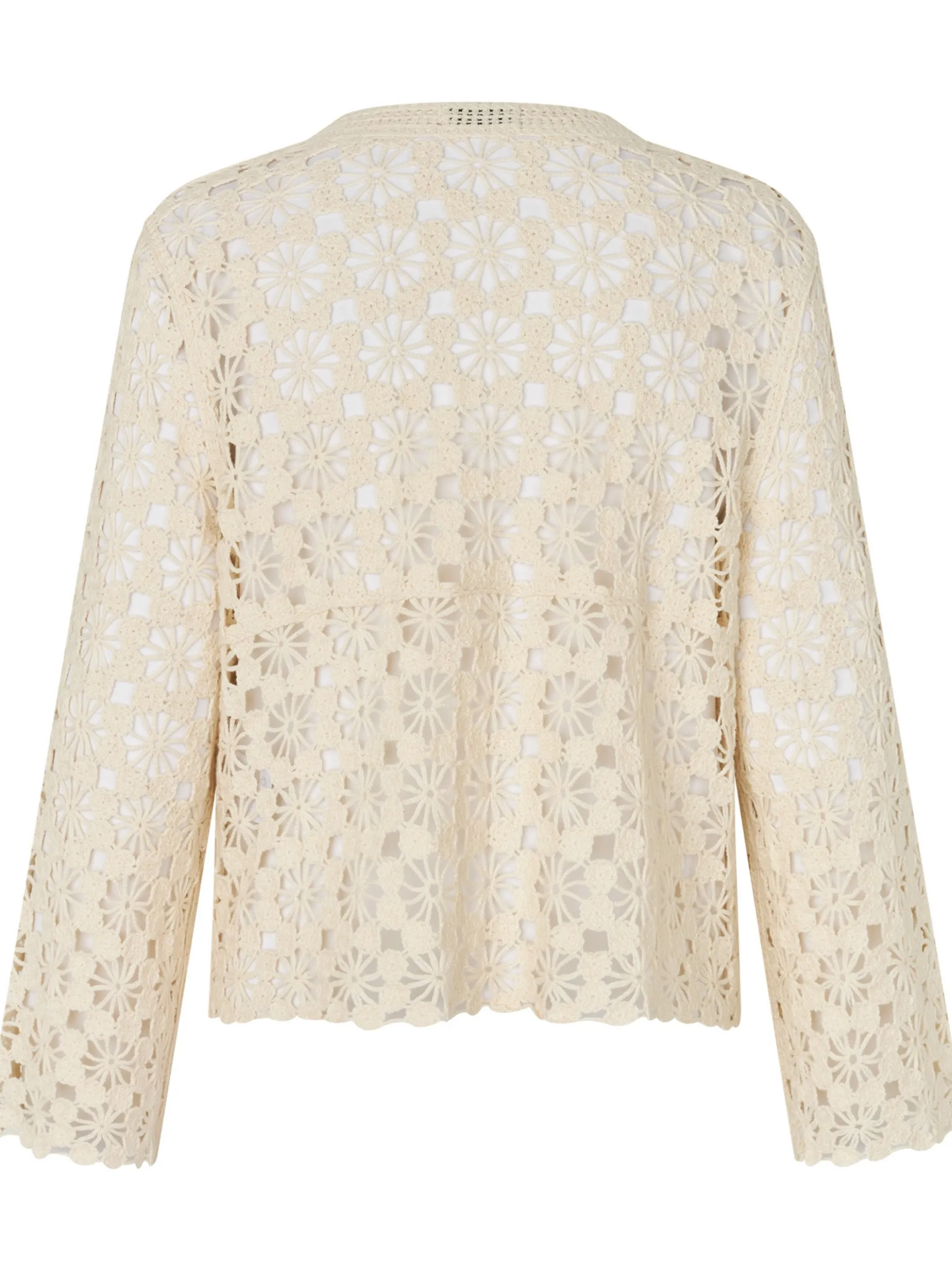 Masai Damen Strickcardigan in ecru - Ärmel: langarm