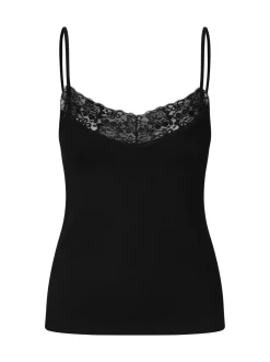 Masai Damen Top in schwarz - Ausschnitt: Rundhals