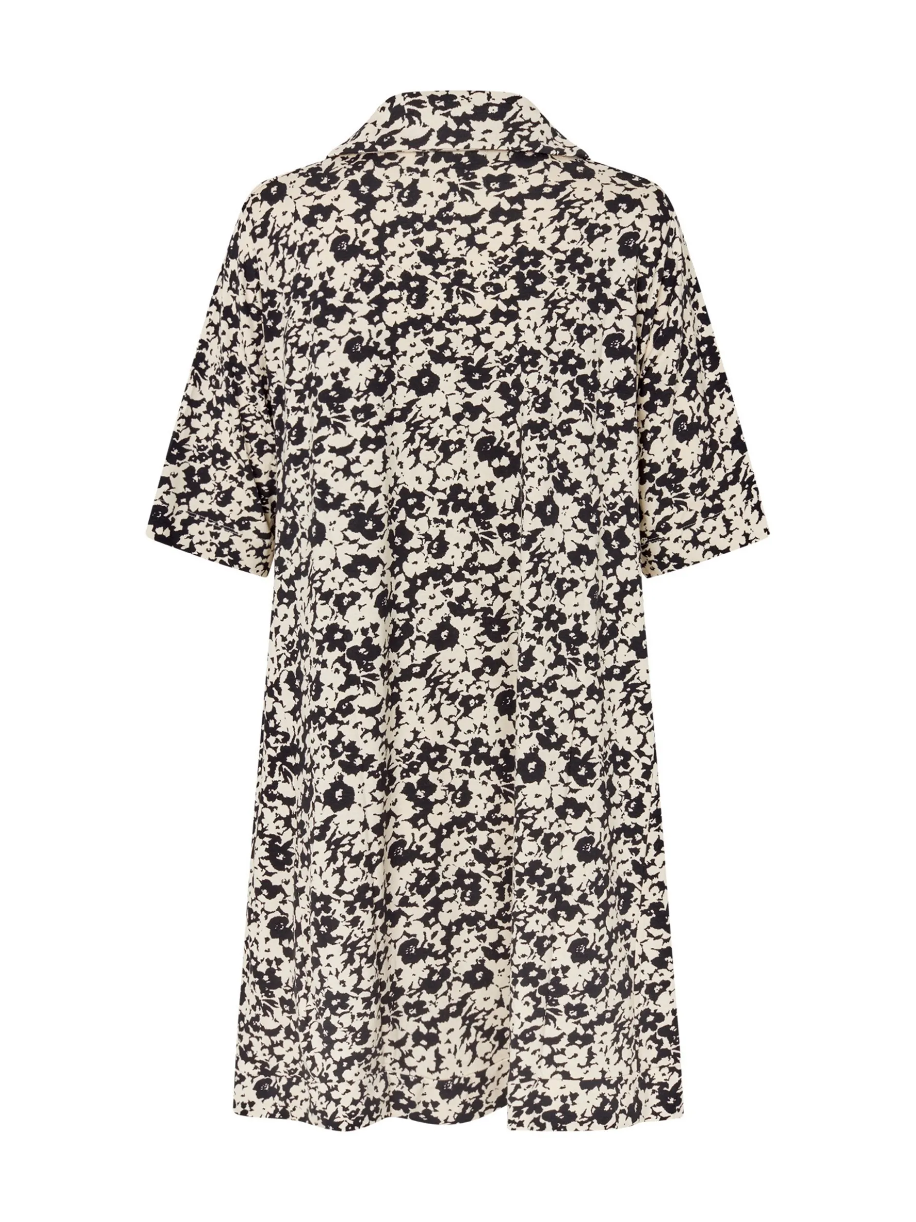 Masai Damen Tunika in schwarz beige - Länge: kurz