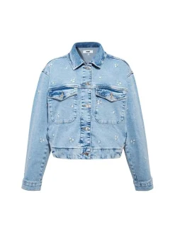 Mavi Damen Jeansjacke - Maren in light stone