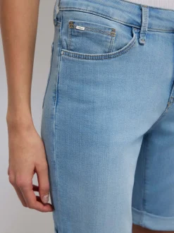 Mavi Damen Jeansshorts - Alexis in light stone