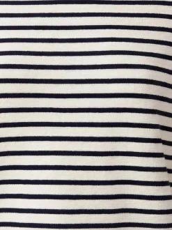 Mavi Damen Langarmshirt in ecru blau - Ärmel: langarm