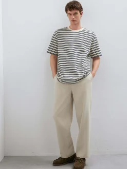 Mavi Herren Chinohose - Woven in beige