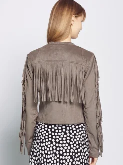 Maze Damen Jacke in grau
