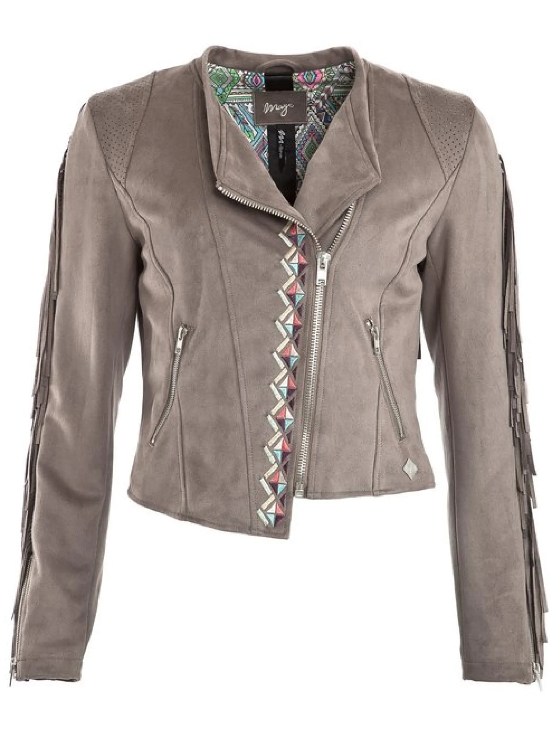 Maze Damen Jacke in grau