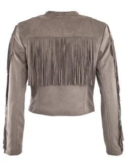 Maze Damen Jacke in grau
