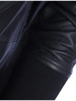 Maze Damen Lederblouson in schwarz