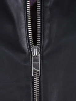 Maze Damen Lederblouson in schwarz