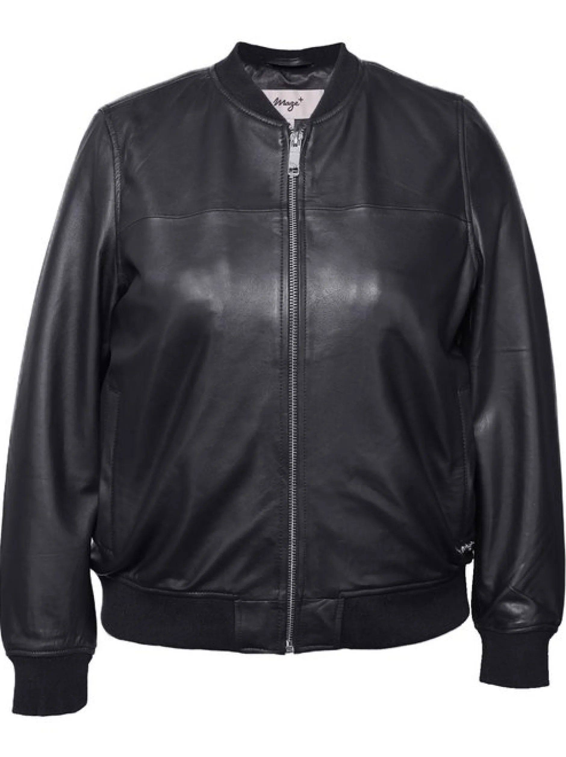 Maze Damen Lederblouson in schwarz