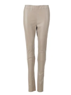 Maze Damen Lederhose in taupe