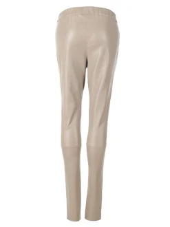 Maze Damen Lederhose in taupe