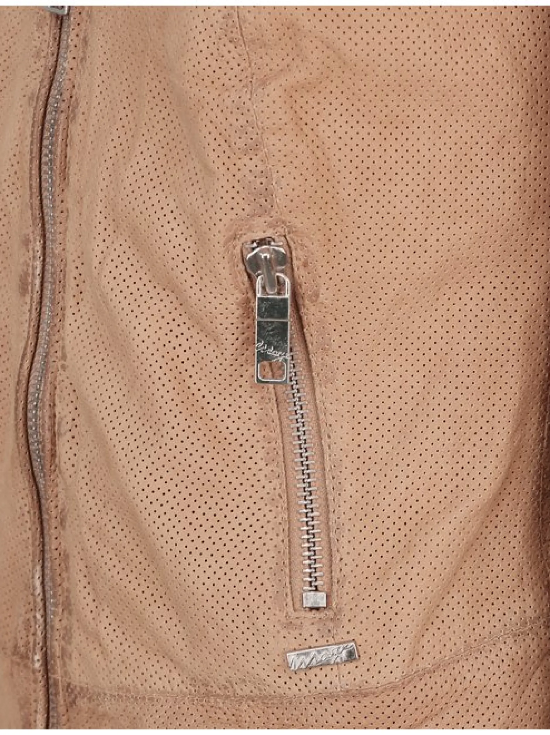 Maze Damen Lederjacke in beige