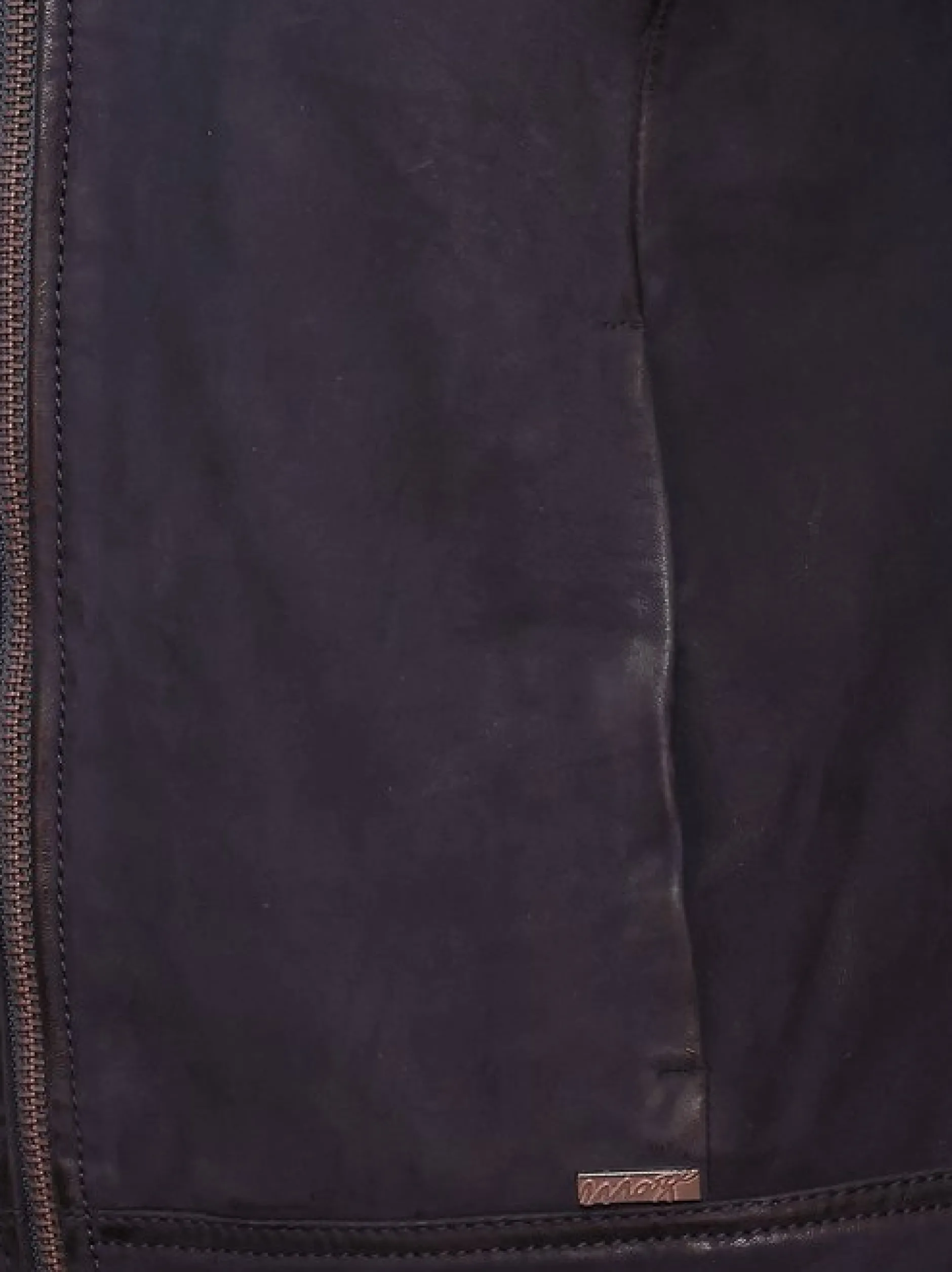 Maze Damen Lederjacke in blau