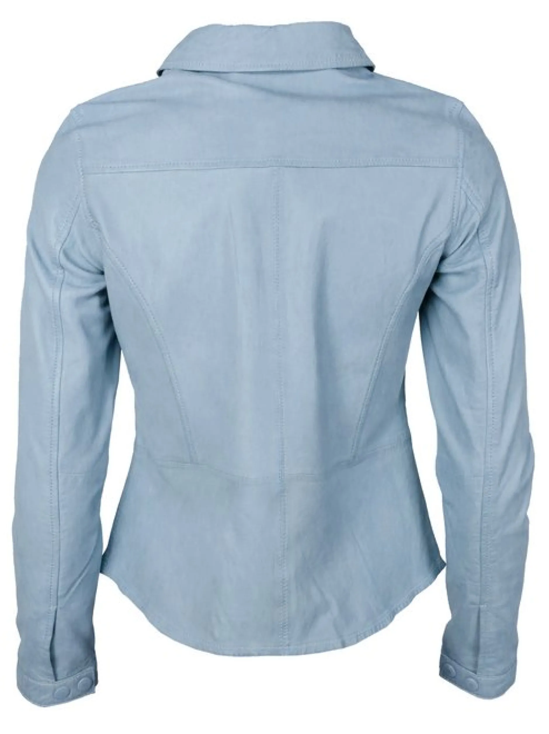 Maze Damen Lederjacke in blau