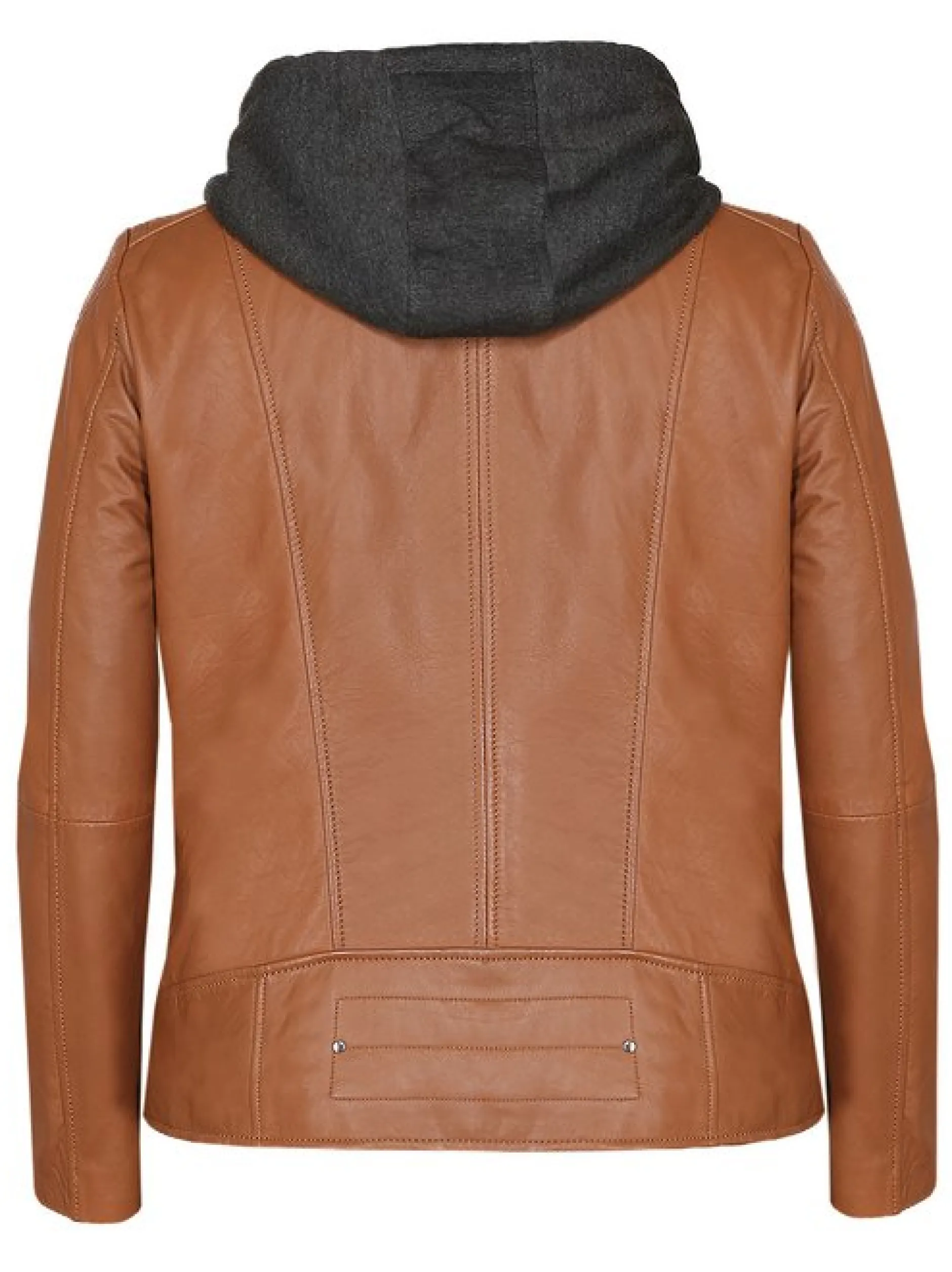 Maze Damen Lederjacke in cognac