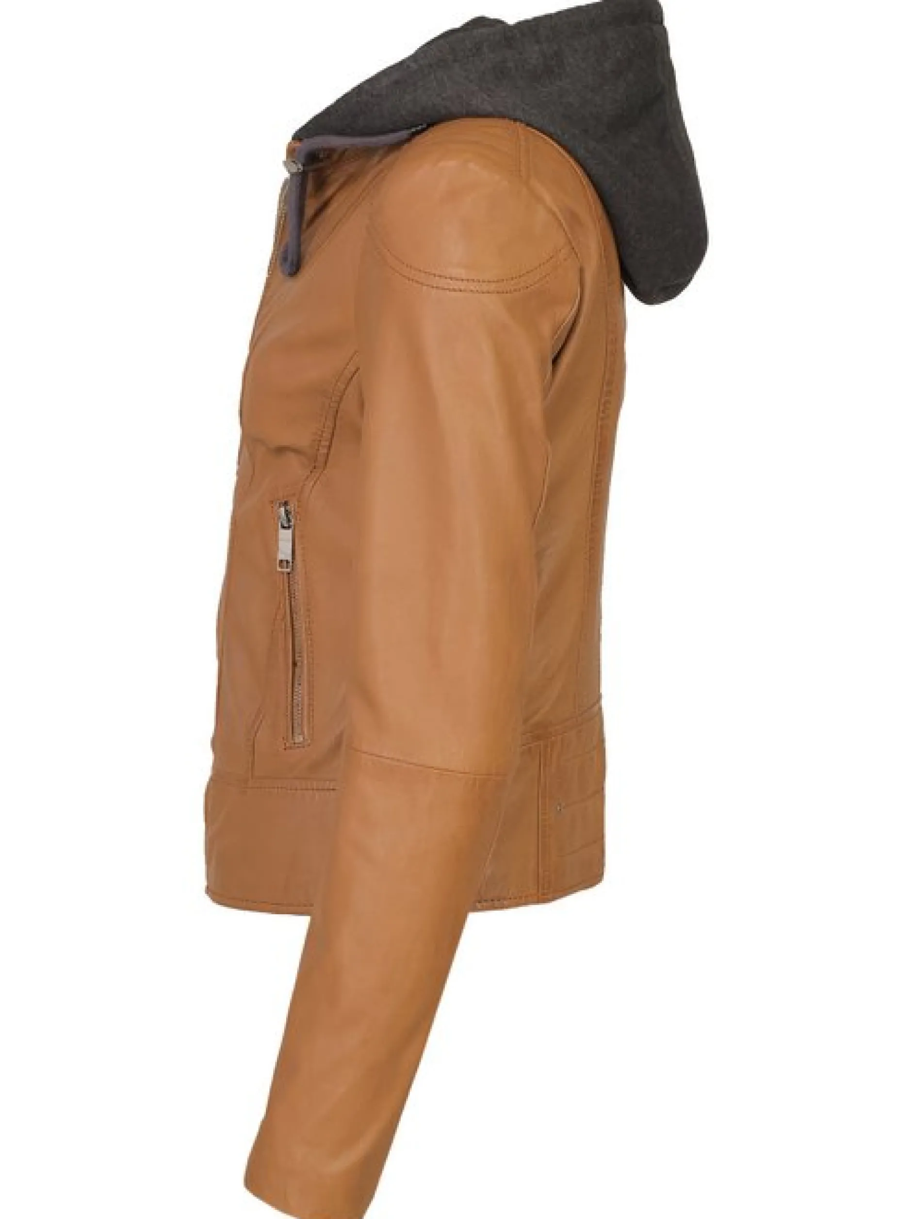Maze Damen Lederjacke in cognac