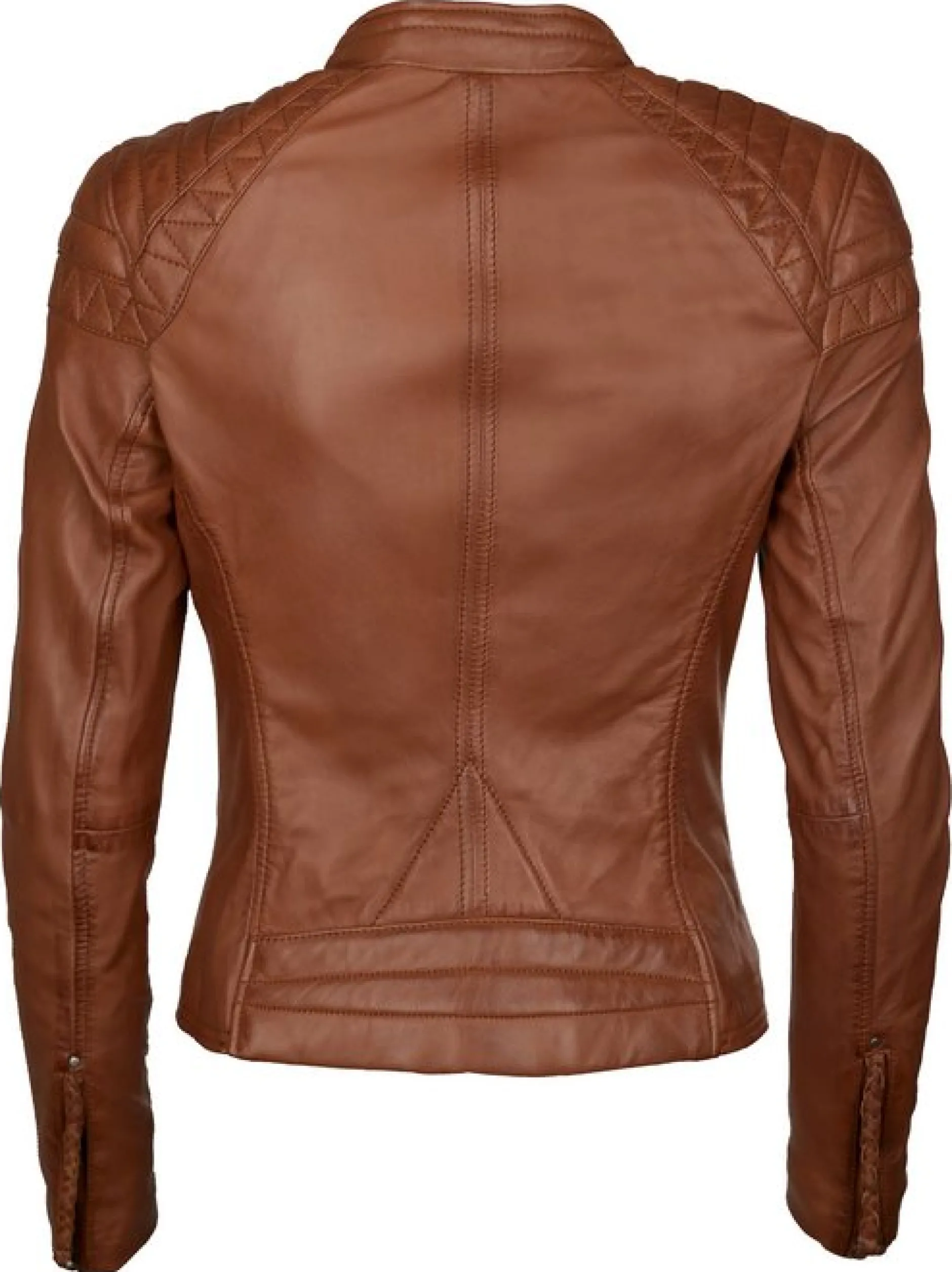 Maze Damen Lederjacke in cognac