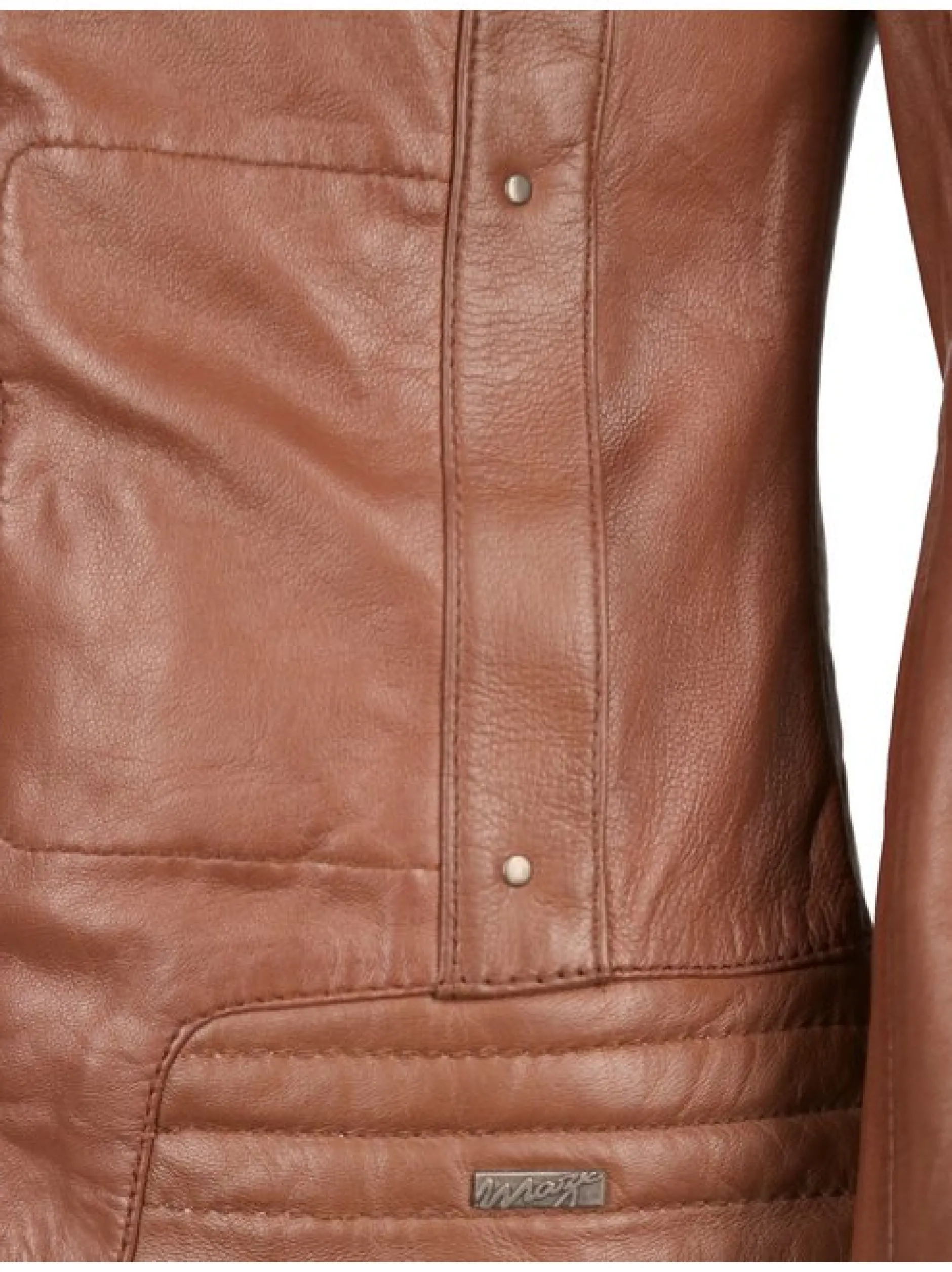 Maze Damen Lederjacke in cognac