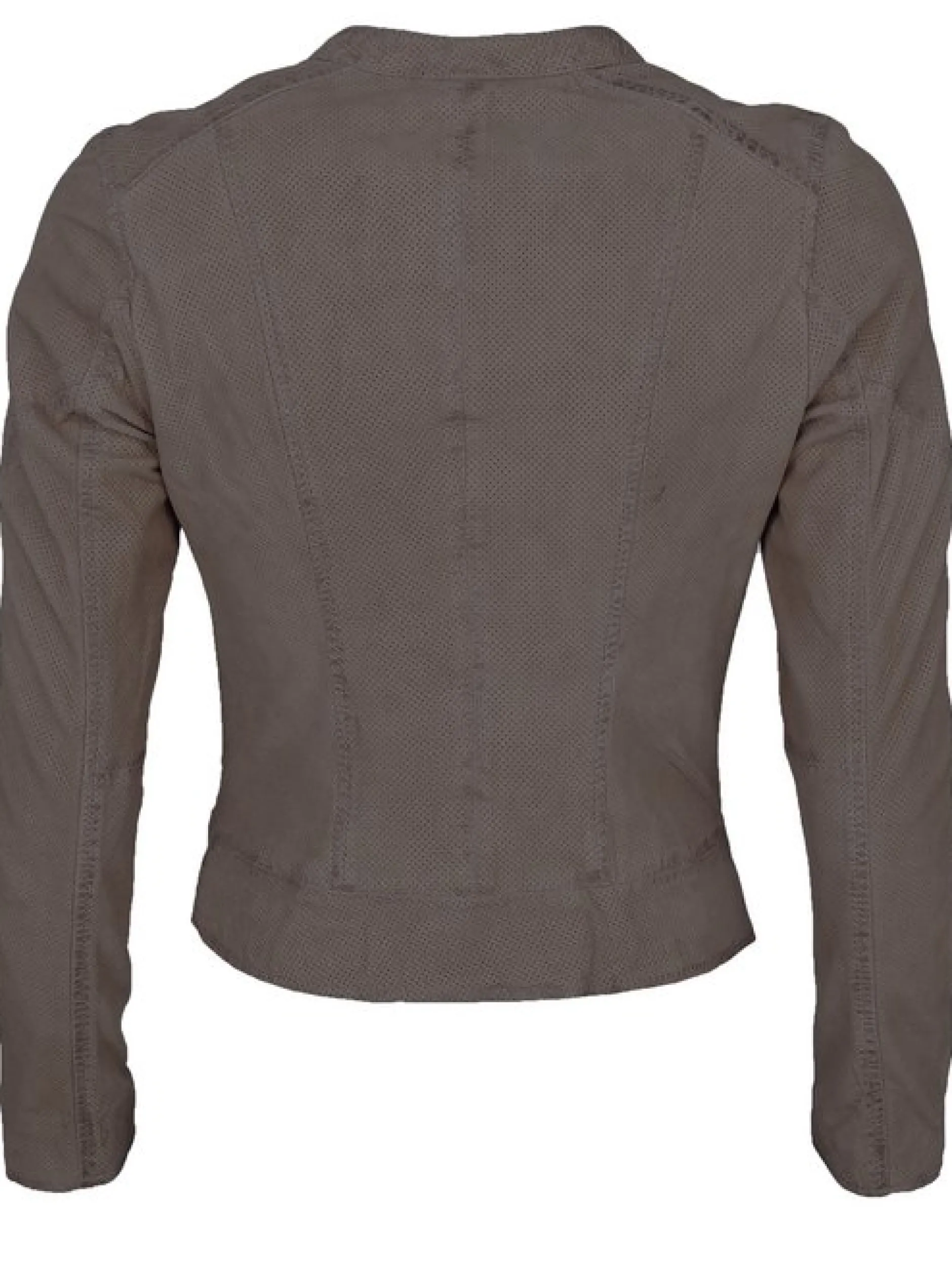 Maze Damen Lederjacke in grün
