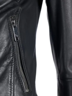 Maze Damen Lederjacke in grün