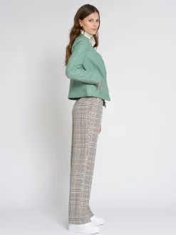 Maze Damen Lederjacke in grün